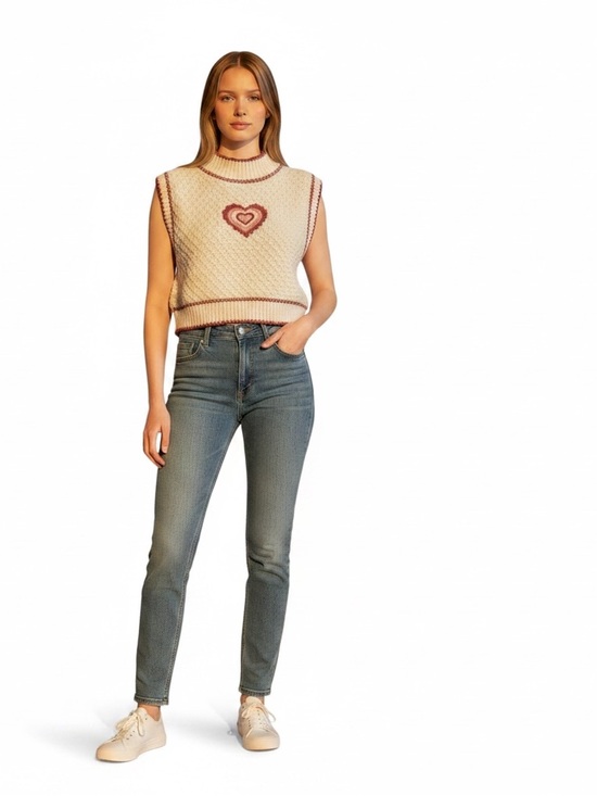 Cider Sweaters - Cider cropped sweater vest. Size L